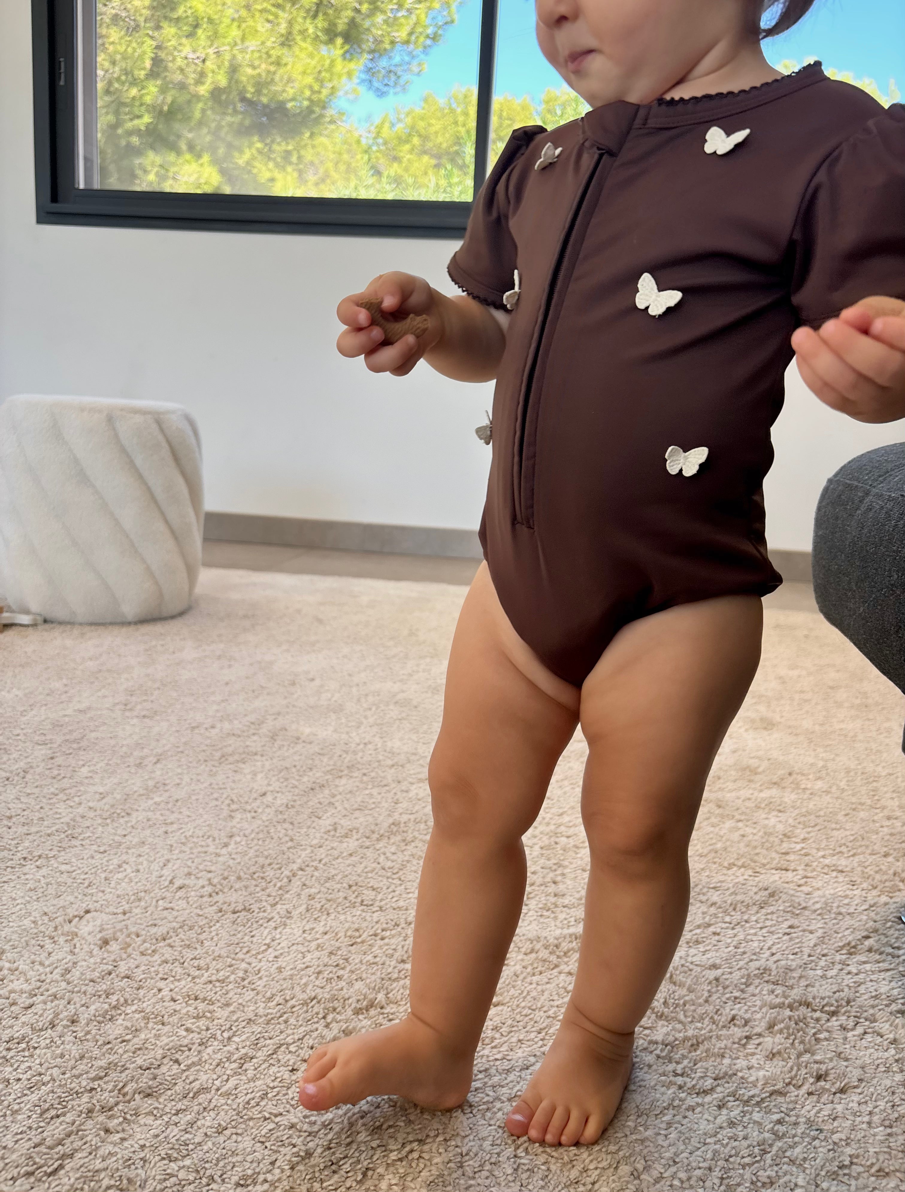 TYA BROWN SWIMSUIT